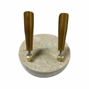 Pen Holder Marble Gol – Cream -4×4