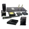 SensaTableSetBlack9Pcs